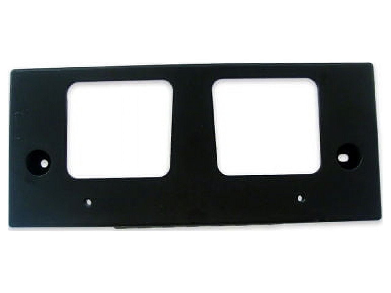 Front License Plate Bracket For Chevy Equinox 2016-2017 - Black ABS Mounting Kit