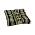thumbnail image 3 of 19-inch Squared Spun Polyester Tufted Dining Chair Cushion - Monserrat Sangria, 3 of 7