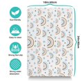 thumbnail image 5 of Boho Retro Floral Pet Feeding Mat-Absorbent Pet Placemat for Food and Water Bowl, with Waterproof Rubber Backing, Quick Dry Water Dispenser Mat for Dog and Cat (16"x24"), 5 of 6