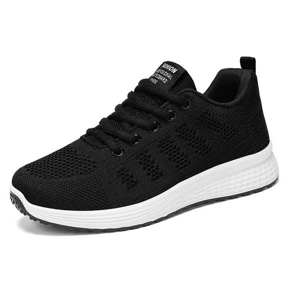 Fgnfyis Women's Sneakers for Casual Running and Everyday Wear Stylish Lightweight Athletic Shoes with Mesh Upper for Comfort and Breathability Sneakers for Women Black