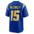 Men's Nike Ladd McConkey Royal Los Angeles Chargers Alternate Game