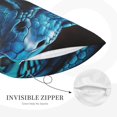 thumbnail image 3 of Daiia Blue Viper Snake Closeup Face Bedding Waterproof Pillow Protector Zippered Queen – Bed Bug Proof Pillow Encasement-14"x20", 3 of 6
