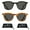 Black Smoke x Tortoise Smoke, variant on proSPORT Reading Sunglass Reader Horn-Rimmed Black Men Women NOT BIFOCAL
