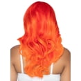 thumbnail image 2 of Orange Red Ombre Long Wavy Wig, 2 of 2