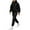 Black, variant on Men's Sweatpant Sets 2 Piece Hoodie Sweatsuits Love Heart Printed Valentines Day Suits Casual Jogging Outfits (M, Red)