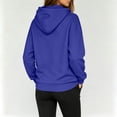 thumbnail image 4 of Womens Oversized Zip Up Hoodie Long Sleeve Casual Sweatshirt Relaxed Fit Hooded Jacket with Kangaroo Pocket, 4 of 6