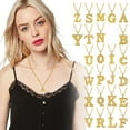 thumbnail image 5 of 26 English Letter Name Pendant Necklace - Trendy Women's Fashion Jewelry with Customizable Alphabet Design, 5 of 5