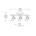 thumbnail image 3 of Trans Globe Lighting W-953 Nicholas Magnetic Rail Kit - Nickel, 3 of 6