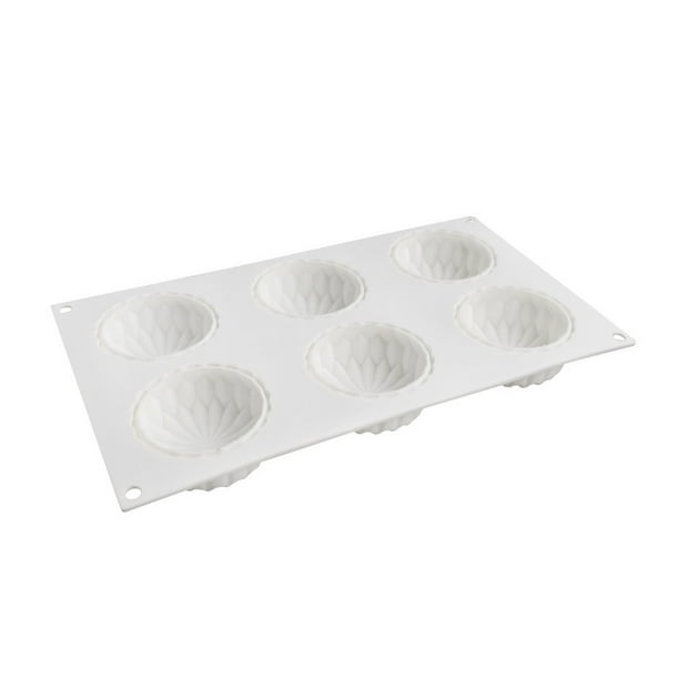 Advancent Molde de silicona de 6 rejillas para postres, Mousse, herramientas para hornear, pasteles, magdalenas, decoración, molde para accesorios Herramientas y accesorios para hornear Advancent HA080565-00
