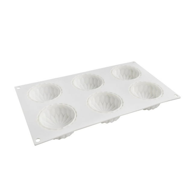 Molde de silicona Bewildely de 6 rejillas para postre mousse Herramientas para hornear