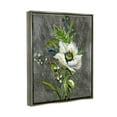 thumbnail image 3 of Stupell Industries Detailed Flower Buds Bloom Graphic Art Luster Gray Floating Framed Canvas Print Wall Art, Design by Liz Jardine, 3 of 6