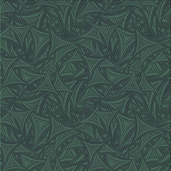 Ahgly Company Machine Washable Indoor Square Transitional Sea Green Area Rugs, 8' Square