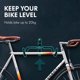 thumbnail image 2 of Estante de almacenamiento horizontal para bicicletas, ángulo de longitud ajustable, diseño plegable, herramientas de fácil instalación incluidas, esponja suave antiarañazos, soporte de pared de acero, 2 of 5