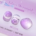 thumbnail image 2 of Set de esmaltes en gel para ojos de gato Double Rhythm, 6 colores con imán, 7,5 ml, 2 of 9