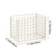 thumbnail image 3 of Cesto de ropa sucia plegable de pie, cesto de almacenamiento de ropa sucia, blanco, 3 of 6