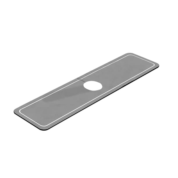 Pisexur Batería de cocina Alfombrilla absorbente de tierra de diatomeas para grifos de cocina. Alfombrilla antisalpicaduras y escurridora para fregaderos y lavabos. A para la cocina del hogar