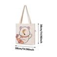 thumbnail image 2 of Shoulder Pet Carrier Bag Head-Out Design Tote – 14.96" x 14.96" Breathable Cat & Small Dog Carry Bag for Travel & Outings White, 2 of 3