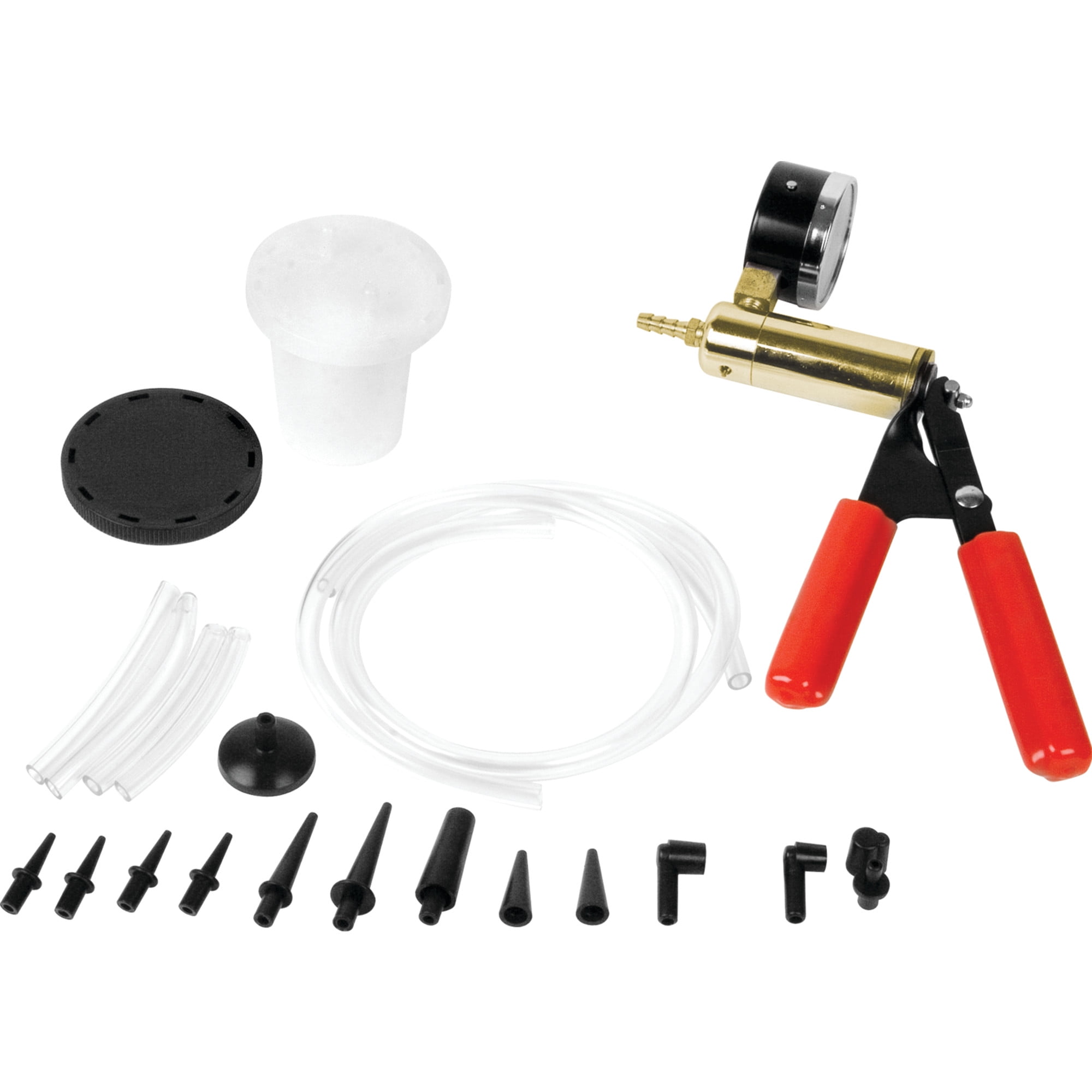 Performance Tool W89727 Automotive Vacuum Pump Kit & Brake Bleeder Kit
