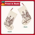 thumbnail image 2 of Goofa Cowboys Riding Horses for Christmas Stockings, 18inch Xmas Hanging Stocking Decorations for Christmas Party Family Decor, 2 of 7
