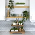 thumbnail image 3 of Two Tiered Wooden Serving Stand, 3 of 6