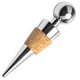 thumbnail image 3 of Tapón para botella de vino, 2 tapones para botellas, tapón de champán de acero inoxidable, tapón de vino reutilizable para sellar al vacío vino espumoso champán, vino tinto y cerveza, 3 of 5