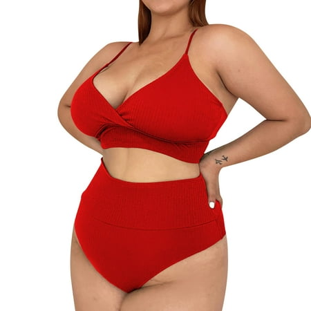 

ASEIDFNSA Beach Sport Fringe 2-Piece Bikini Bathing Suit Bottoms Medium Stock Drop Bandage Push Up Bra Women S Bikini Set Solid Swimsuit Set Beachwear Triangle Bikini Set
