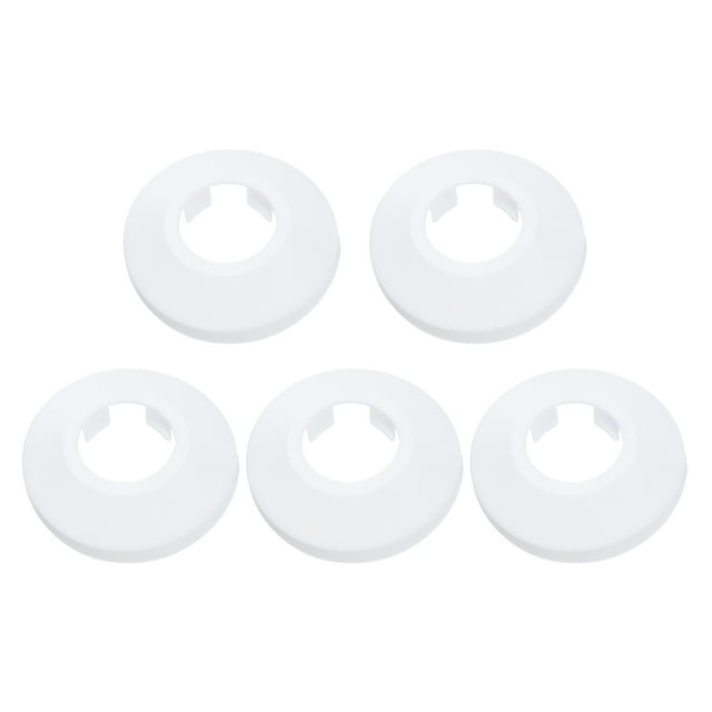 5PCS Tapa de Decoración de Tubo 1in/26.5mm, Tapa de Tubo de Plástico PPR, Blanco
