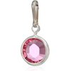 Alex and Ani Women's Swarovski Color Code Charm Oct Rose Color Sterling Silver, Expandable