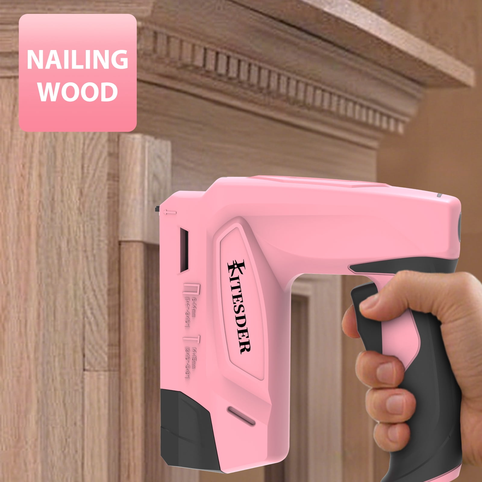 Electric Staple Gun 2-in-1 Brad Nailer 3.6V with 3000PCS Staples Nails & USB Charger, for Upholstering Crafts Carpentry DIY Projects, Ideal Christmas Gift, Shipped From Local Warehouse