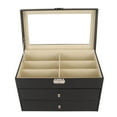 thumbnail image 1 of Eyeglasses Storage Box, Sunglasses Storage Drawer 18 Slots  For Men For Office, 1 of 8