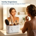 thumbnail image 7 of AOLIGO 5 Slot Toothbrush Holder for Bathroom, Electric Toothbrush Organizer with Removable Compartment, Marble White, 7 of 7