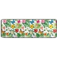 thumbnail image 5 of Dreamtimes Tropical Leaves Flowers Hallway Runner Rug 2'x6' Kitchen Rug with Rubber Backing Colorful Butterfly Floral Non Slip Entryway Rug Runner Soft Area Rug for Hallway Bedroom Kitchen, 5 of 6