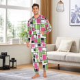 thumbnail image 6 of FORMRS Onesies Pajama for Adults Unisex Hoodie Winter Jumpsuit One Piece Sleepwear, Sizes S-2XL, Abstract Geometric, 6 of 7