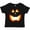 AB-Black, variant on Inktastic Toothy Grin Pumpkin Face in Orange Glow Boys or Girls Toddler T-Shirt