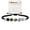 Black, variant on Moon Phases Crystal Healing Bracelet for Women, Adjustable Natural Protection Crystal Beaded Bracelet, Spiritual Self Reminder Jewelry Gift