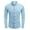 Light Blue, variant on Men's Long Sleeve Button Up Dress Shirts - Athletic Fitted Slim Fit