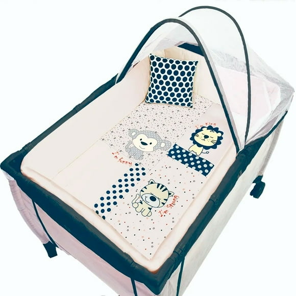 Set de Edredon para Corral/Minicuna Baby Baby  Felinos