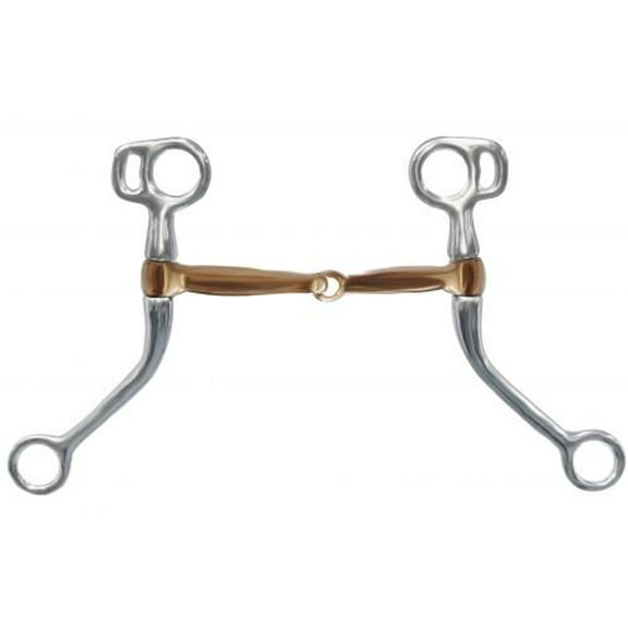 Showman Chrome Plated Tom Thumb Bit w/ 7.25" Cheeks