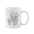 thumbnail image 2 of Mom And Baby Elephant Mug - SPIdeals Designs,, 2 of 4