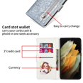 thumbnail image 2 of TECH CIRCLE for Samsung Galaxy A13 5G Case, Zipper Wallet Pocket Luxury Glitter Flip Kickstand Magnetic Card Slots Wrist Strap Protective Cover for Samsung Galaxy A13 5G Case 6.5 inch,Silver, 2 of 5