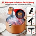 thumbnail image 4 of ThermoPro TP510W Waterproof Digital Candy Thermometer with Pot Clip, 8" Long Probe Instant Read Food Cooking Meat Thermometer for Grilling Smoker BBQ Deep Fry Oil Thermometer, 4 of 9