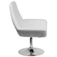 thumbnail image 3 of HERCULES Sabrina Series Black Leather Side Reception Chair, 3 of 9