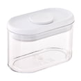 thumbnail image 2 of Transparent Airtight Food Storage Jars, Sliding Lid Sealing Containers for Grains, Snacks, Dried Goods, Stackable Kitchen Storage Box for Space-Saving Organization, 2 of 6