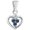Silver/ London Blue, variant on 7MM Trillion Shape Blue Topaz Gemstone 925 Sterling Silver Solitaire Valentines Day Gifts Pendant