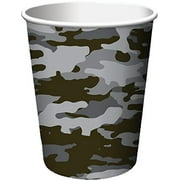 Operation Camo Military Camouflage Kids Birthday Party 9 oz. Paper Cups