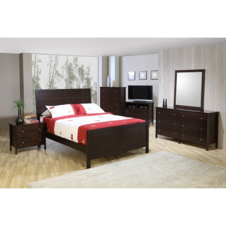 City Lights Cal King Bed With Headboard and Footboard
