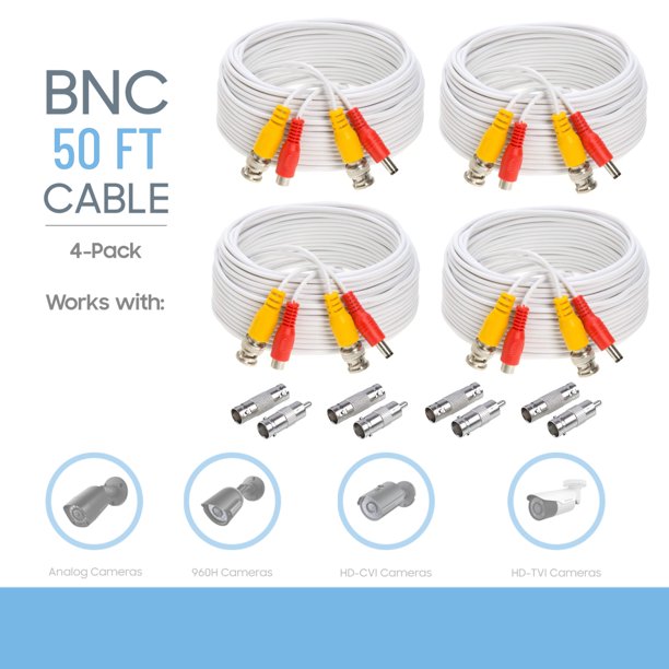 Security Camera Cables Connectors