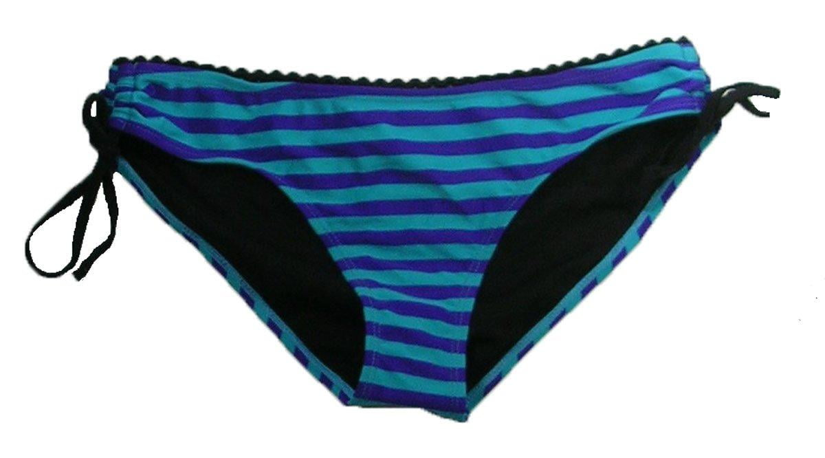 Imbry Womens Stripe Lace-up Bikini with Brief Polka Dot 2 Piece Bathing Suits