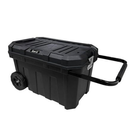 Anvil 24 In. Black Plastic Rolling Tool Box