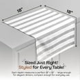 thumbnail image 7 of HEIRLOOM COMFORT Black Stripe Cloth Napkins Set of 12, 18x18 Inch, 100% Cotton, Multi Pin Striped Table Napkin for Dinners, Formal Events, Wedding, Reusable and Washable Fabric for Everyday Use, 7 of 7